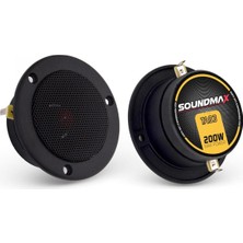 Soundmax SX-TA93 Super Bullet Tweeter 10CM 200 Watt 2 Adet