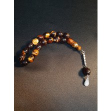 Mryart Mix Kahve Tonlamalı Toz Kehribar Şakşak Tesbih