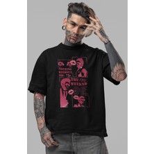 Sevbano The Weeknd Rapper Şarkıcı Ön Baskılı Unisex Oversize Tişört