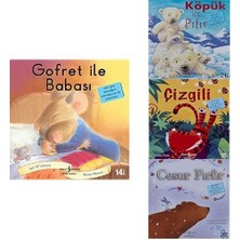 Türkiye İş Bankası Kültür Yayınları Gofret ile Babasi + Kopuk ile Pitir + Cizgili + Cesur Fir Fir=(4 Kitap)