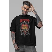 Sevbano Alice Cooper Şarkıcı Ön Baskılı Unisex Oversize Tişört