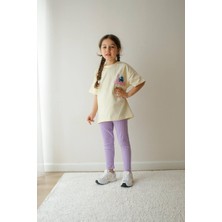 Jeliboom Angel Stitch Baskılı Kız Çocuk Taytlı Takım