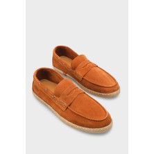 Capone Outfitters Aube Hakiki Deri Süet İçi Hakiki Deri Astarlı Erkek Loafer Ayakkabı