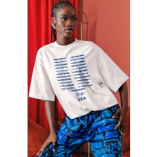 Sevbano Sza Rapper Şarkıcı Ön Baskılı Unisex Oversize Tişört