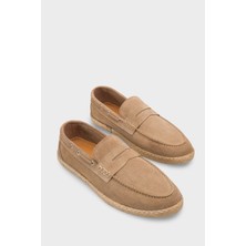 Capone Outfitters Aube Hakiki Deri Süet İçi Hakiki Deri Astarlı Erkek Loafer Ayakkabı
