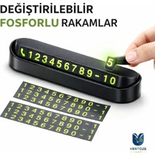 Ventoze Fosforlu Aç-Kapa Araç Numaratörü – Park Telefon Numarası Gösterge Aparatı Tek Ebat Tamir Edilebilir, Satıcı ile Iletişime Geçiniz.