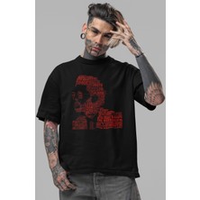 Sevbano The Weeknd Rapper Şarkıcı Ön Baskılı Unisex Oversize Tişört