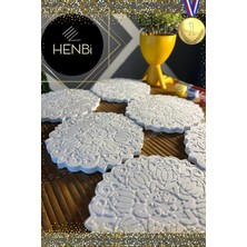 Henbi Mandala 3 (6 Adet) (3d) Xxl Taş Boyama Otonom Gelişim Çocuk Etkinliği Taş Boyama Seti Çocuk Gelişim