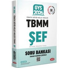 Data Yayınları 2026 Gys Tbmm Şef Soru Bankası