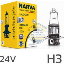 Narva H3 Halojen Ampul 24V 70W (1 Adet)