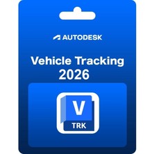 Autodesk Vehicle Tracking 2026 (Windows) - 1 Pc 2 Yıl Autodesk Key + Kurulum Hizmeti