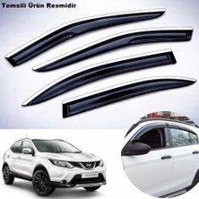 Caraks Nissan Qashqai Mügen Cam Rüzgarlığı Abs Krom Nikelajlı Cam Rüzgarlığı 2014-2020 Arası 4 Lü Set