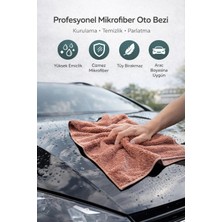 Single ( 50:70 cm ) Mega Boy Mikrofiber Oto Yıkama Kurulama Durulama Ekstra Su Emici Oto Bezi