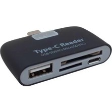 Pazarcan PM-1644 USB Type-C 3.1 Kart Okuyucu Kit