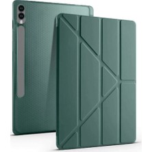 LTG Nova Galaxy X510 Tab S9 Fe 11 Kılıf Kalemlikli Mars Tablet Kılıfı - Koyu Yeşil