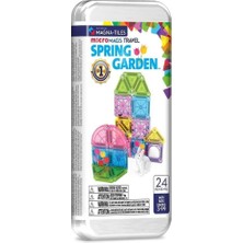 Sb Shopping Magna Tiles Bahçe Seti Manyetik Bloklar Seyahat Boy 24 Parça