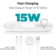 Mabeyn Aircharger Trio 3’ü 1 Arada + + Airpods Kablosuz Hızlı Şarj Aleti