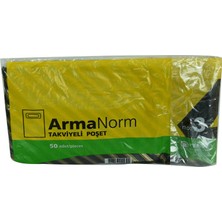 Sb Shopping Armanorm Takviyeli Çanta Poşet Desen Renk 42X32 50 Adet No:3