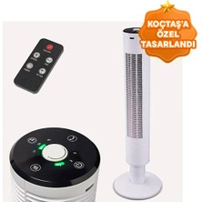 GoodHome Kule Tipi Kumandalı Vantilatör Beyaz 45 Watt FTP6