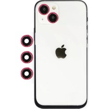 LTG Nova Iphone 14 Shine Kamera Lens - Kırmızı