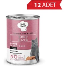 Chef's Choice Kıyılmış Kuzulu ve Pirinçli Yetişkin Köpek Konservesi 400 gr 12'li