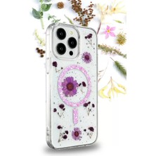 LTG Nova Iphone 15 Kılıf Daisy Simli Magsafe Kapak -