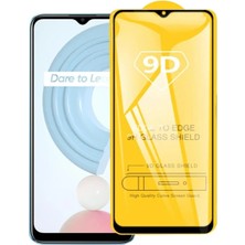 Meks Ally Oppo Realme C21 Full Glue-Tempered Cam Ekran KORUYUCU-(5775) - HEP-1566-8501