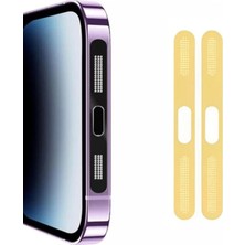 Meks Ally iPhone 14 Için Anti-Dust Toz ve Kir Önleyici Sticker 2 Adet SET-(5775) - HEP-1219-3508