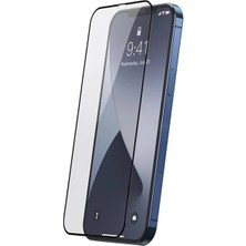 Meks Baseus Iphone 12 Pro Max 6.7 Ekran Koruyucu 0.3mm Full Anti Blue Light Tempered Cam - HEP-2331-947