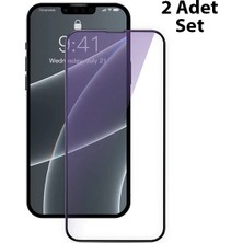 Meks Baseus iPhone 13 Pro Max 0.3mm Full Çerçeve Cam Ekran Koruyucu 2 Adet SET-(5775) - HEP-1493-6127