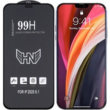 Meks iPhone 12/12 Pro 6.1 3D Full High Aluminum Tempered Cam Ekran KORUYUCU-(5775) - HEP-9233-2757
