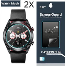 Meks Gor Huawei Watch Magic 2 Darbe Emici Ekran Koruyucu 2 Adet SET-(5775) - HEP-9077-8211
