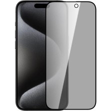 Meks Ally Iphone 15 3D Full Privacy Gizlilik Cam Ekran Koruyucu ANTI-SPY-(5775) - HEP-4028-1108