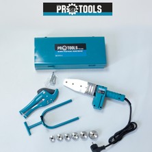 GVN PROTOOLS Dijital Göstergeli 800 Watt Pprc Boru Kaynak Makinesi | 20-25-32 Uçlu + Makaslı Set + Taşıma Çantalı