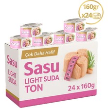 Sasu Light Suda Ton Balığı 24X160G Bütün Dilim