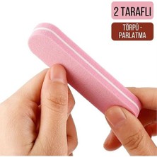 Meks Hsnet Mini Tırnak Törpü ve Parlatma Blok Sünger 2 Yüzey - HEP-3426-9457