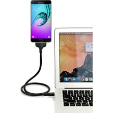 Meks Lazy Acrobat Metal USB Stand Android Micro USB-(5775) - HEP-6691-9004