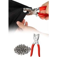 Omilife Çıtçıt Düğme Pensesi Metal Aparat Seti Kumaş Elbise Gömlek İçin Pratik Takma Aleti