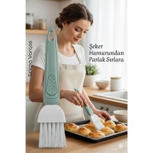 Meks Yumurta Fırçası 18 cm Mutfak Yağlama Sos Sürme Fırçası Pasta Hamur Fırças? - HEP-5007-914