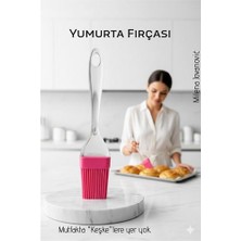 Meks Silikon Yumurta ve Yağlama Fırçası- Isıya Dayanıklı Kompakt Mutfak Yardımcı - HEP-8566-153