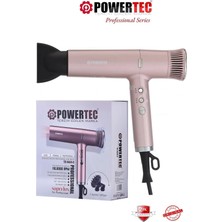 Powertec TR-4444 Süperlux Ionıc Fön Makinesi 1800 W Lila Renk İyon Teknolojisi ve Soğuk Hava Fonksiyonu