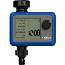 Hyundai G22101 Dijital Sulama Zamanlayıcı 1 Çıkışlı Programlanabilir Musluk Zaman Saati G3/4