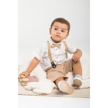 Mai Perla 4 Parça Yazlık Erkek Çocuk Gömlekli Slopetli Özel Gün Takım