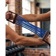 Calperia Direnç Lastiği Egzersiz Bandı Çok Fonksiyonlu Kol Bacak Göğüs Antrenman Seti