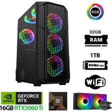 Xaser Thunder X890 Ryzen 7 9800X3D 32GB Ddr5 Ram 1tb M.2 Nvme SSD 16GB RTX5060 Ti Sıvı Soğutmalı Oyuncu Tavsiye Sistem