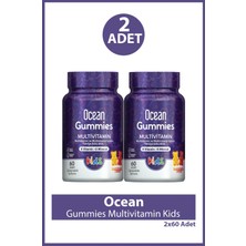 Orzax Ocean Gummies Multivitamin Kids 60 Çiğnenebilir Jel Form 2 Adet