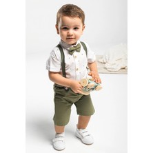 Mai Perla 4 Parça Yazlık Erkek Çocuk Gömlekli Slopetli Özel Gün Takım