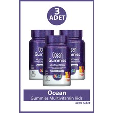 Orzax Ocean Gummies Multivitamin Kids 60 Çiğnenebilir Jel Form 3 Adet
