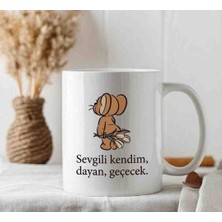 Weiler Riger Jerry Çiçek Taşıyan 330ML WR-KK104 - Hediye Premium Porselen Kupa Bardak; Kalıcı Baskı Teknolojisi