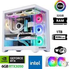 Xaser Sword X110 I5 12400F 32GB Ram 1tb M.2 Nvme SSD 6gb RTX3050 Sıvı Soğutmalı Oyuncu Tavsiye Sistem